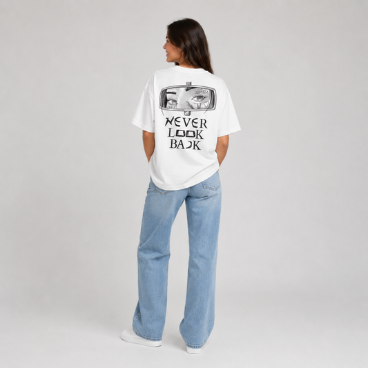 Mid-Oversized Eyes Ahead T-Shirt