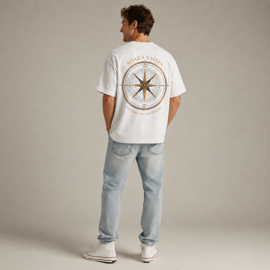 Mid-Oversized Inner Compass T-Shirt