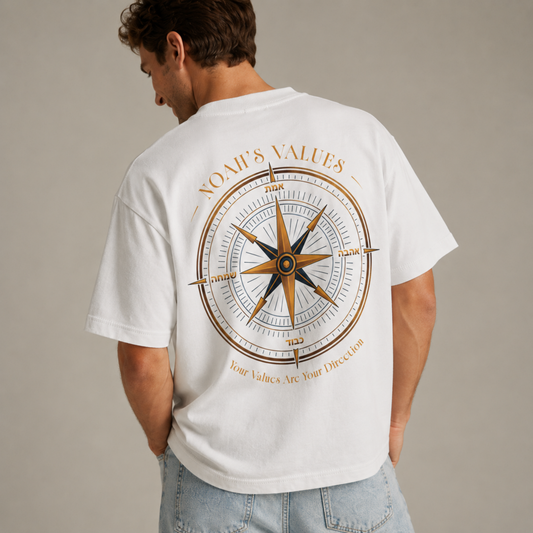 Mid-Oversized Inner Compass T-Shirt