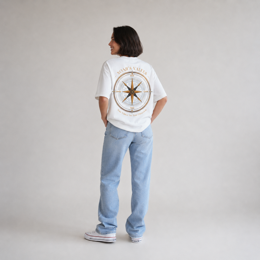 Mid-Oversized Inner Compass T-Shirt