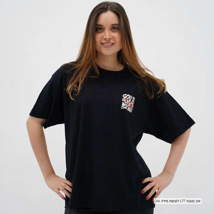 Mid-Oversized Divine Timing T-Shirt