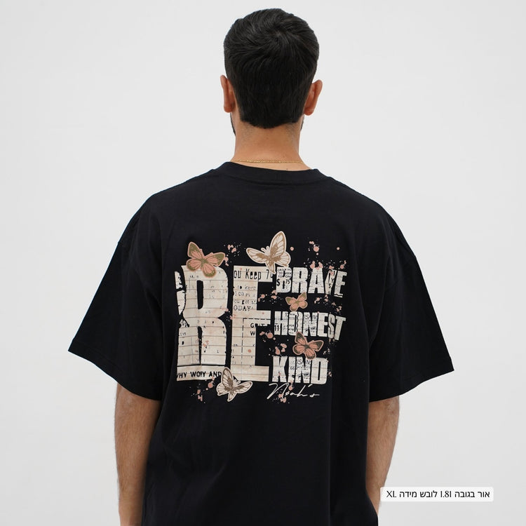 Mid-Oversized Brave&Kind T-Shirt