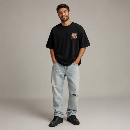 Mid-Oversized Divine Timing T-Shirt