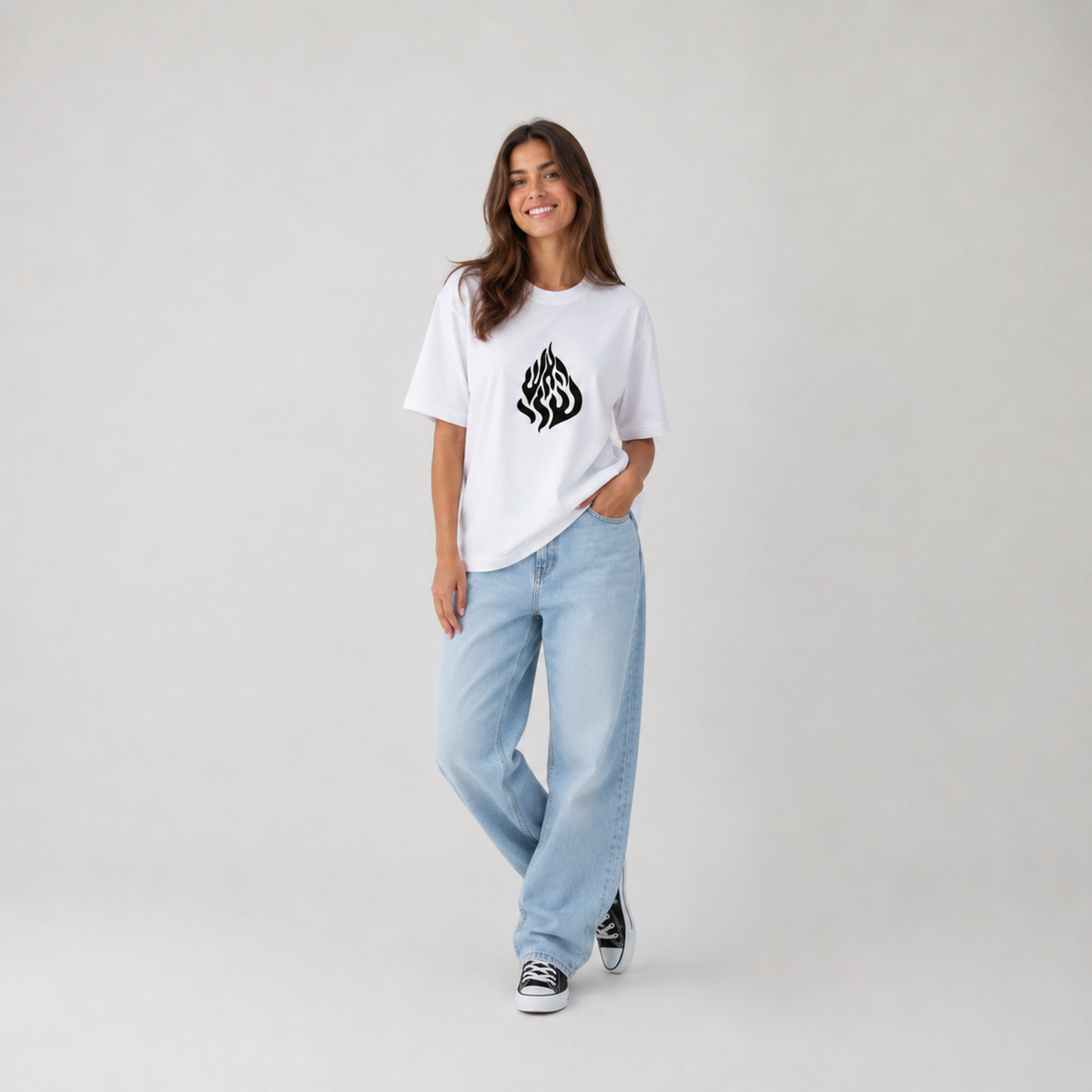 Classic Fit Flame T-Shirt