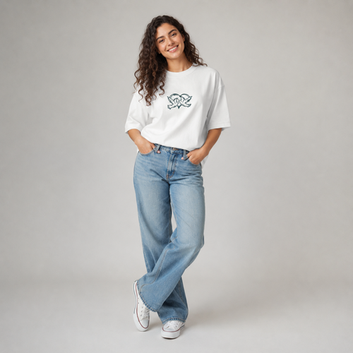 Mid-Oversized Faithful Impact T-Shirt