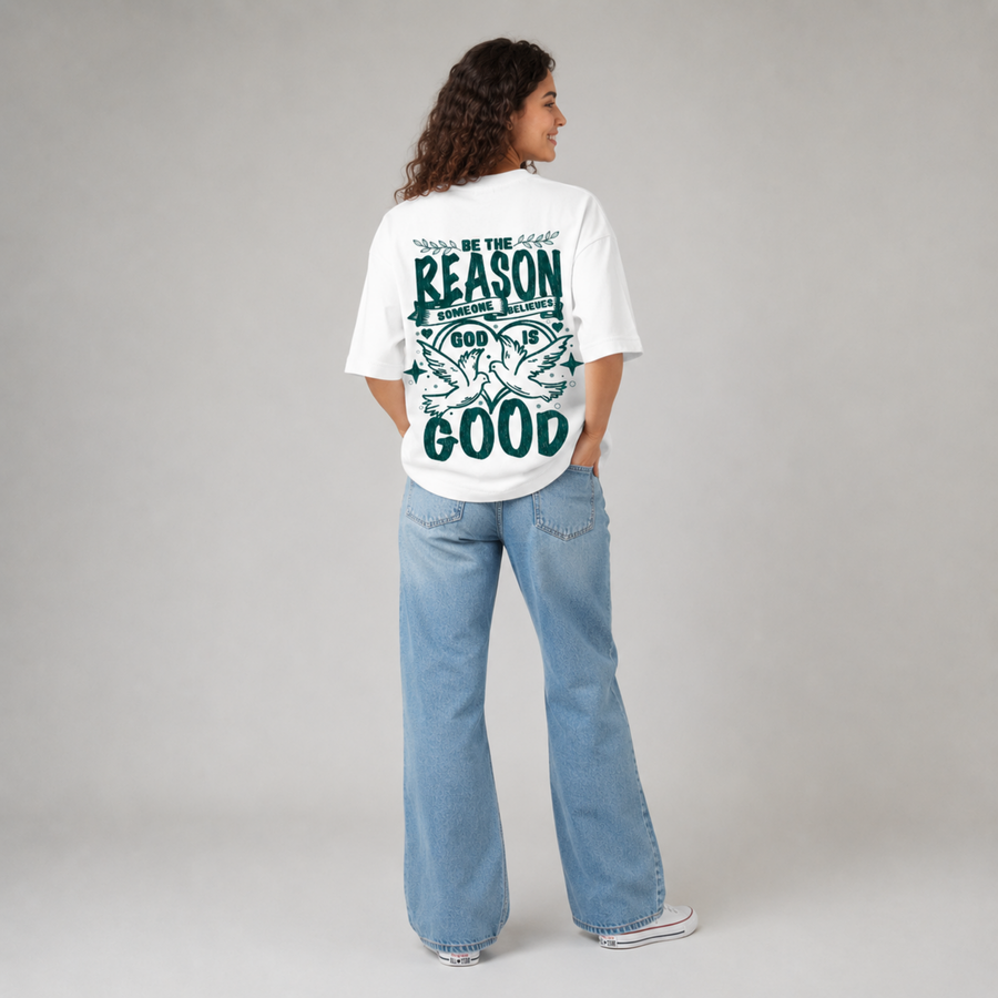 Mid-Oversized Faithful Impact T-Shirt