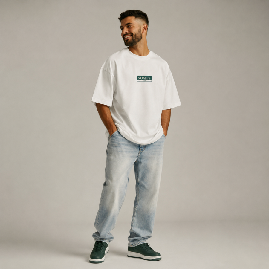Mid-Oversized Faith Over Fear T-Shirt