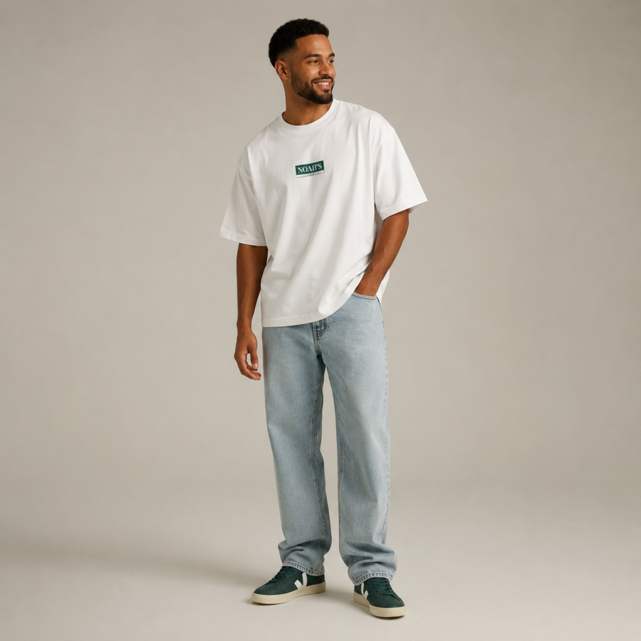 Mid-Oversized Faith Over Fear T-Shirt