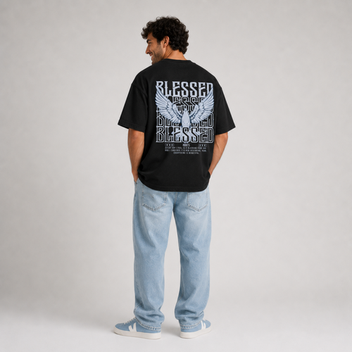 Mid-Oversized Blessed T-Shirt