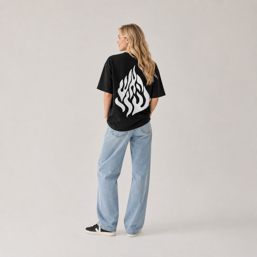 Mid-Oversized Backfire T-Shirt