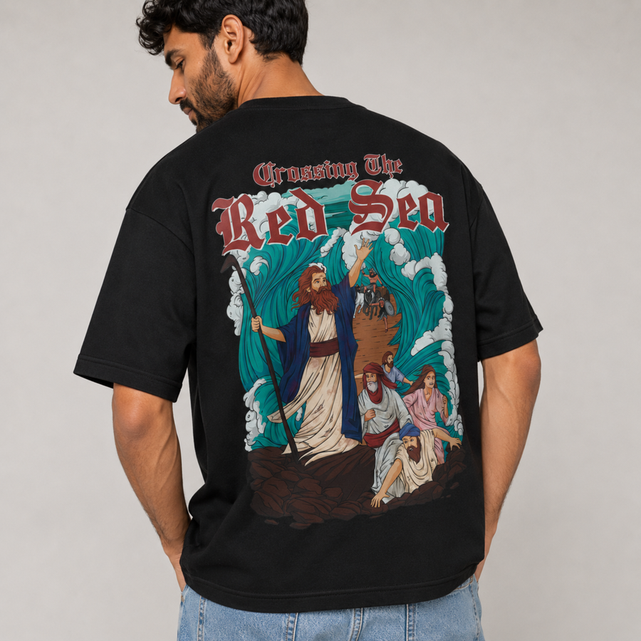 Oversized Red Sea T-Shirt