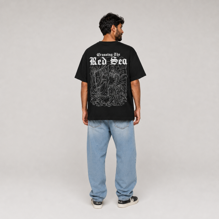 Oversized Red Sea T-Shirt