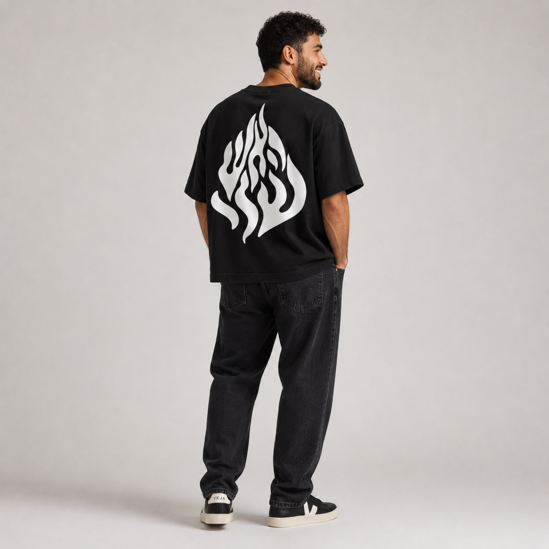 Mid-Oversized Backfire T-Shirt