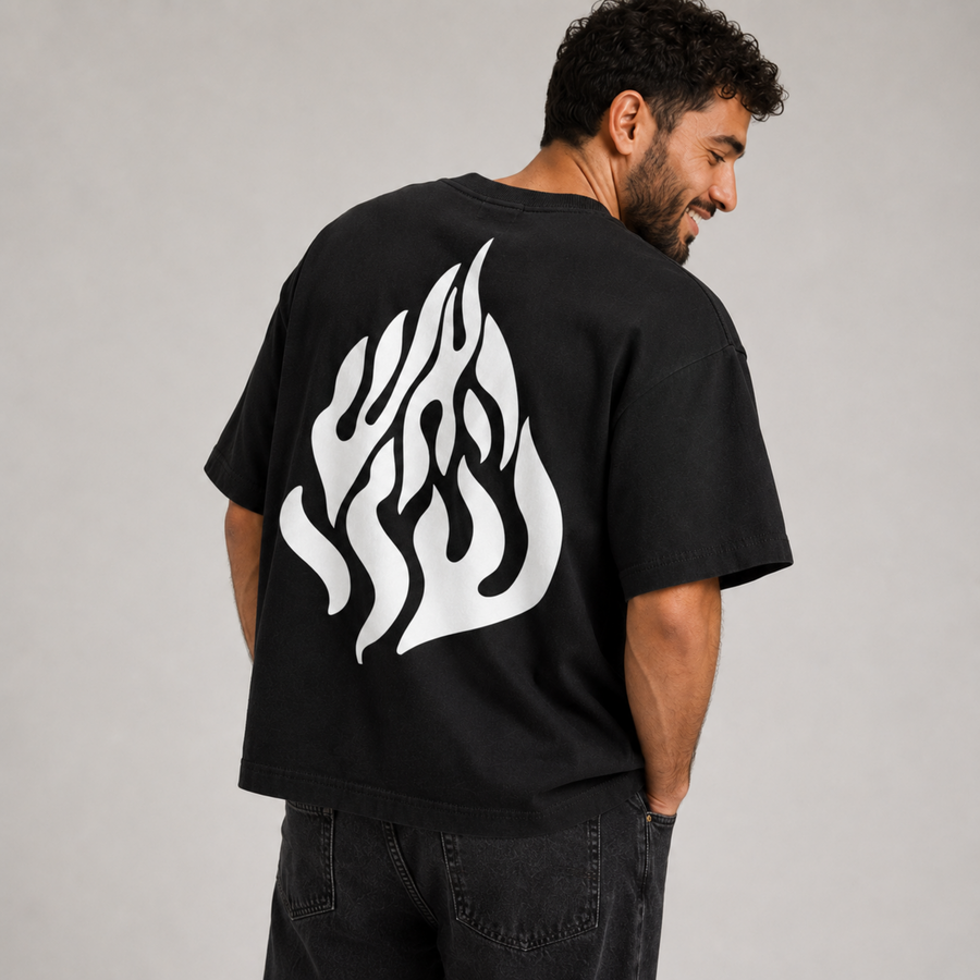 Mid-Oversized Backfire T-Shirt