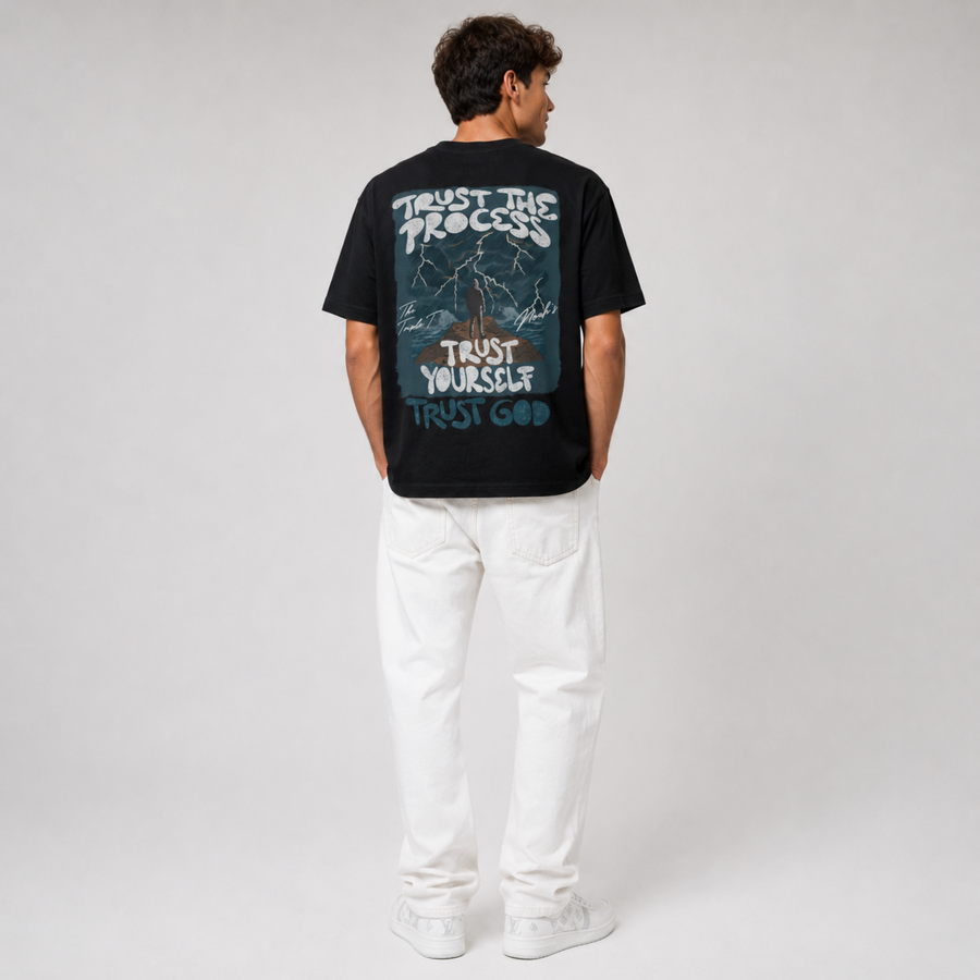 Mid-Oversized Triple Trust T-Shirt