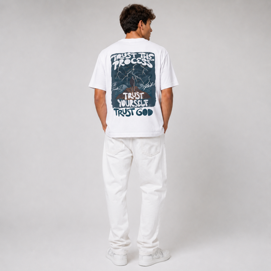 Mid-Oversized Triple Trust T-Shirt