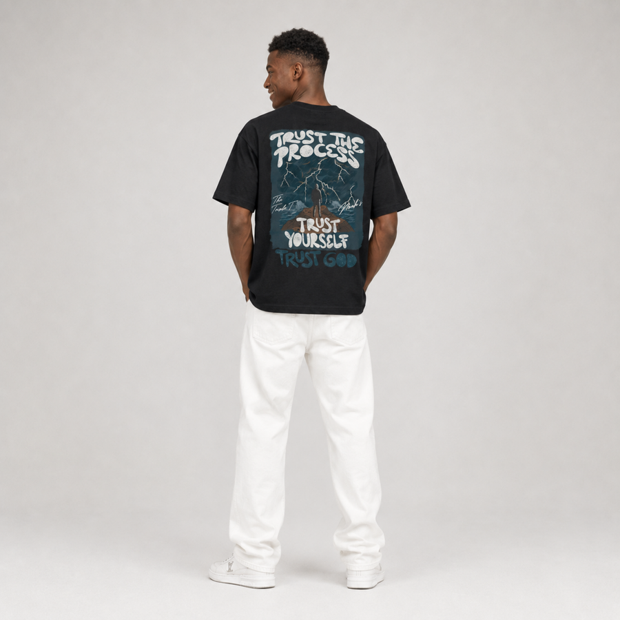 Mid-Oversized Triple Trust T-Shirt