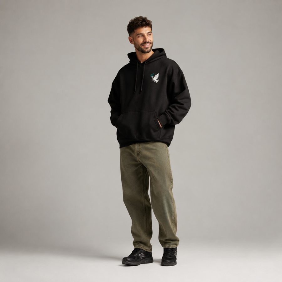Rooted Dove Cotton Hoodie