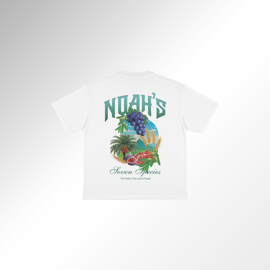 Mid-Oversized Seven Species T-Shirt