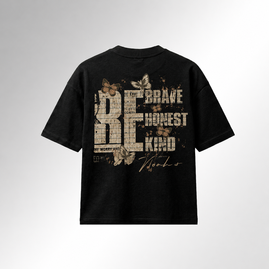 Mid-Oversized Brave&Kind T-Shirt