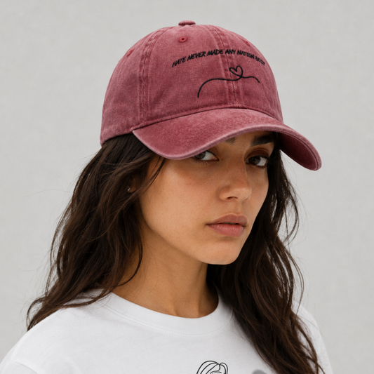 Washed Cotton-Love Anyway Cap