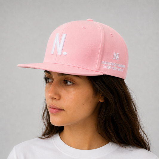 Quiet Reminder flat brim Embroidered Cap