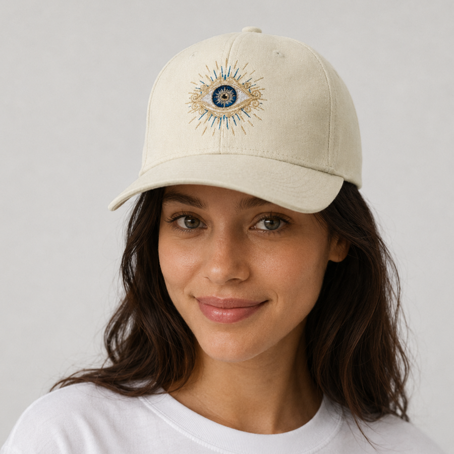 Embroidered-Good Eye Polyester Cap