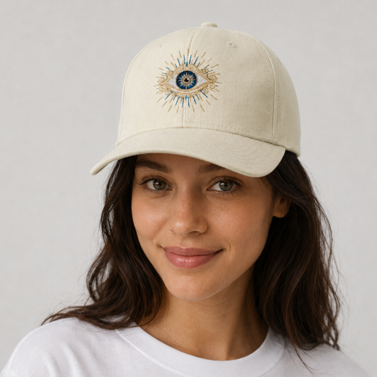 Embroidered-Good Eye Polyester Cap