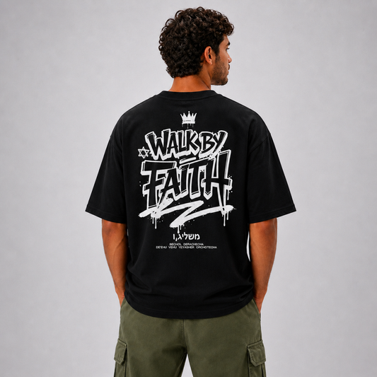 Mid-Oversized Walk by Faith T-Shirt