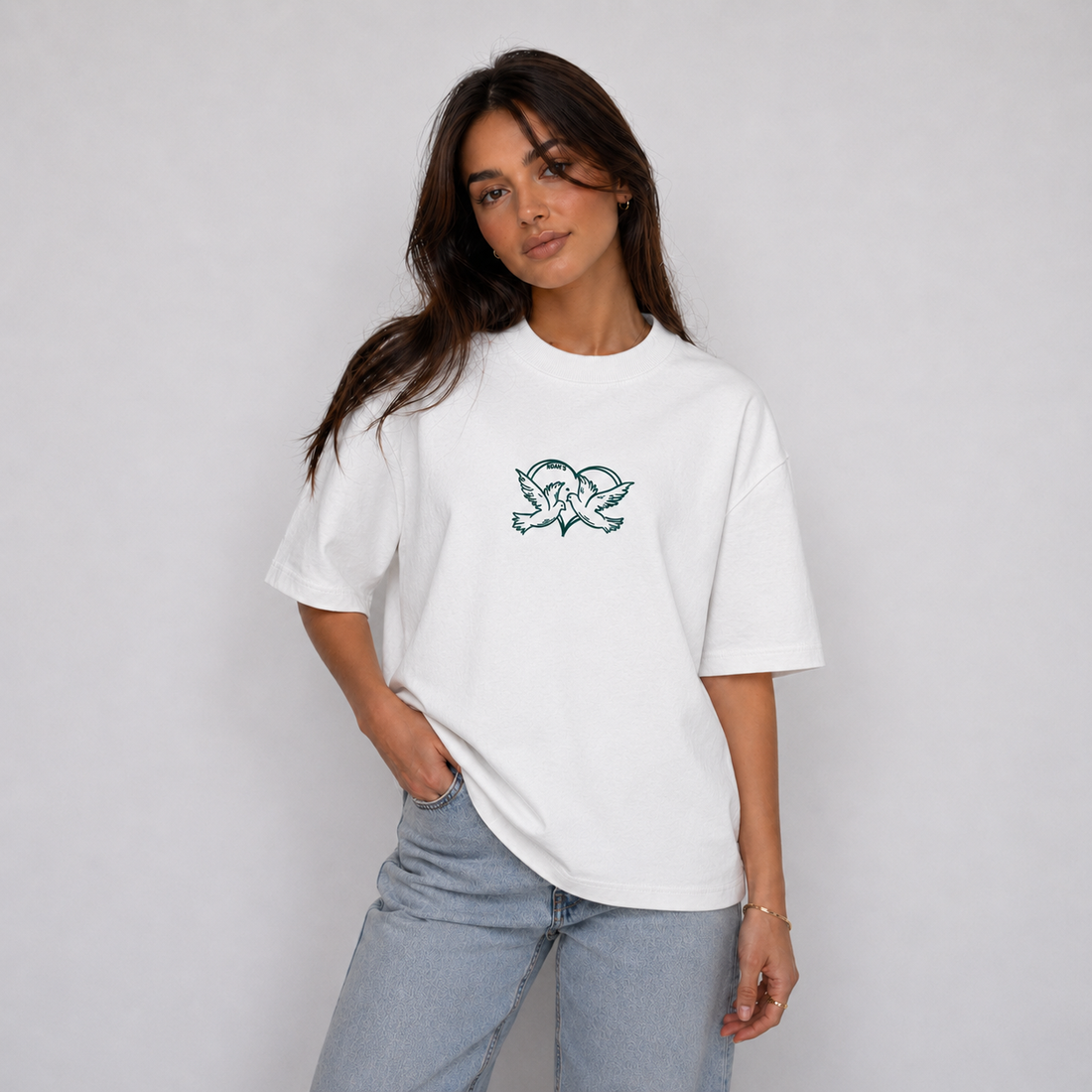 Mid-Oversized Faithful Impact T-Shirt