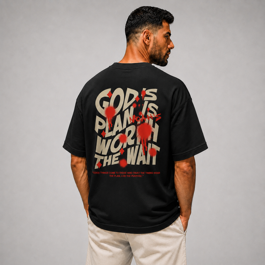 Mid-Oversized Divine Timing T-Shirt