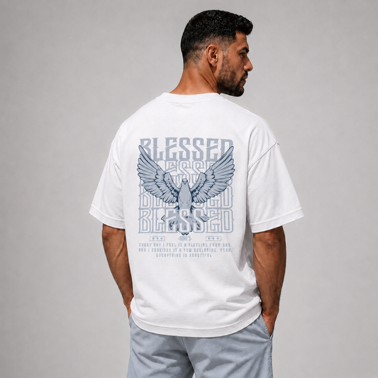 Mid-Oversized Blessed T-Shirt