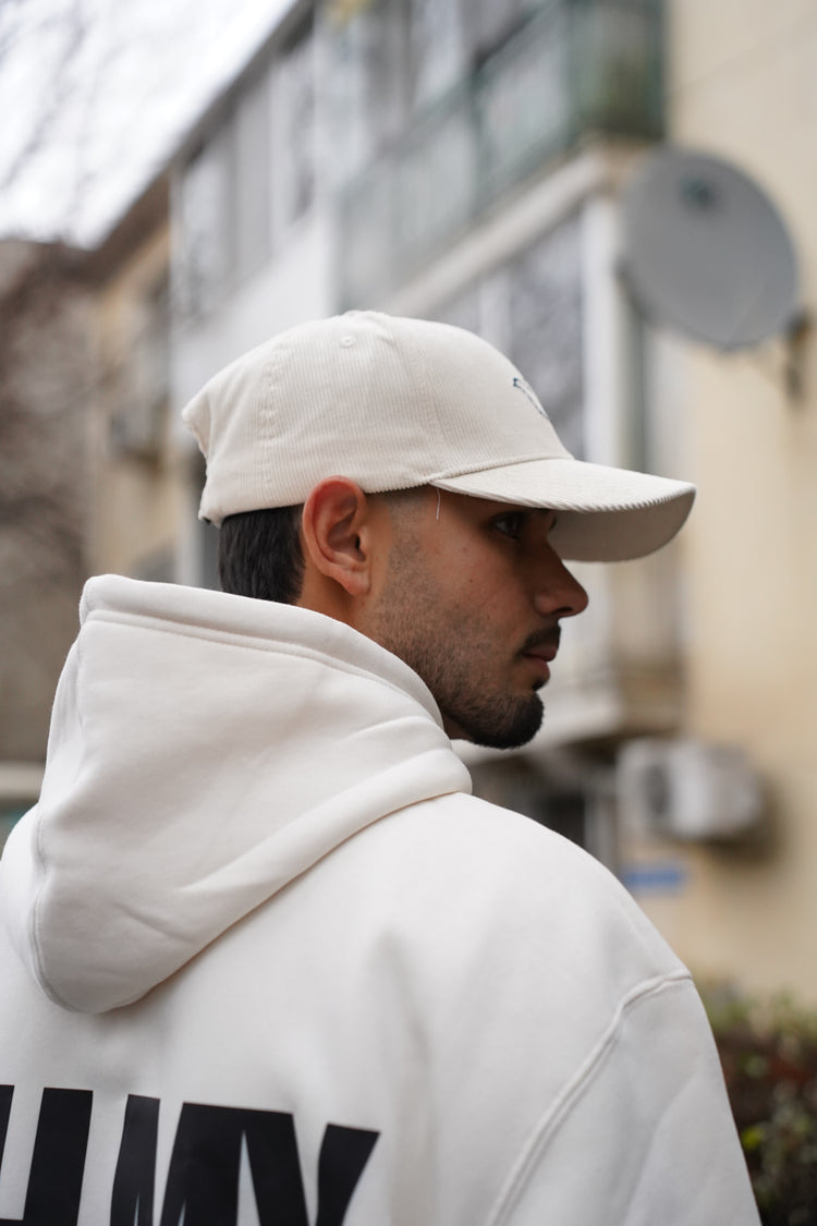Embroidered-Peace Corduroy Cap