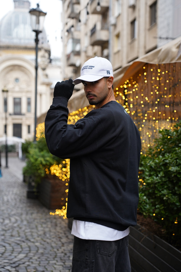 Faith-Embroidered Cotton Cap