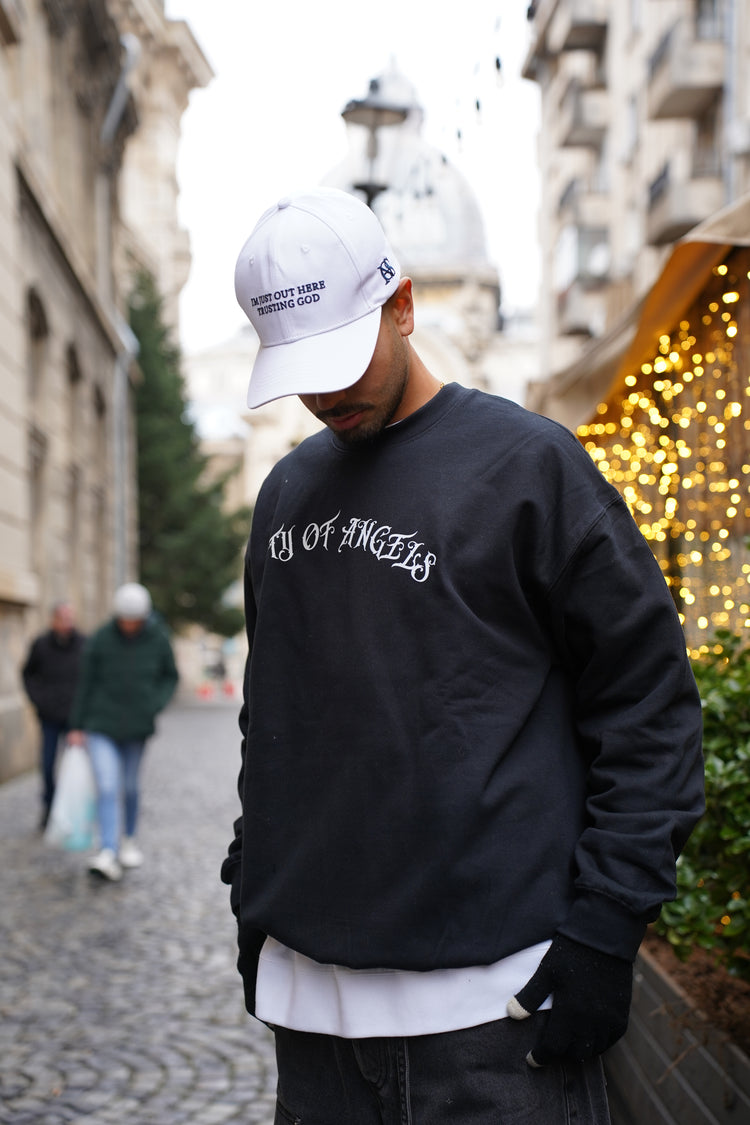 Faith-Embroidered Cotton Cap