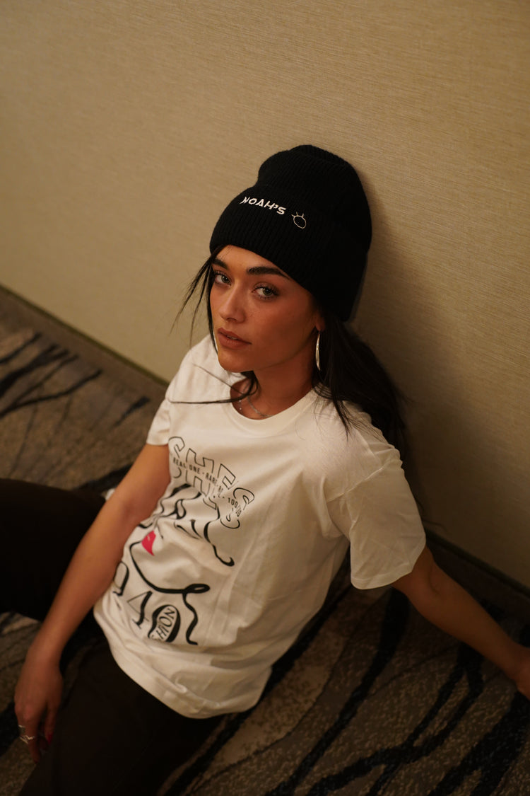 Beyond Symbol Washable Cashmere Beanie