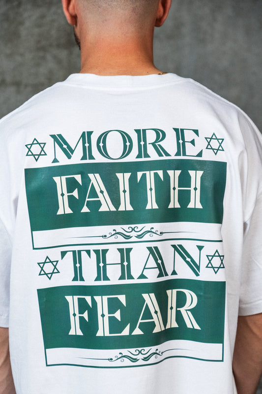 Mid-Oversized Faith Over Fear T-Shirt