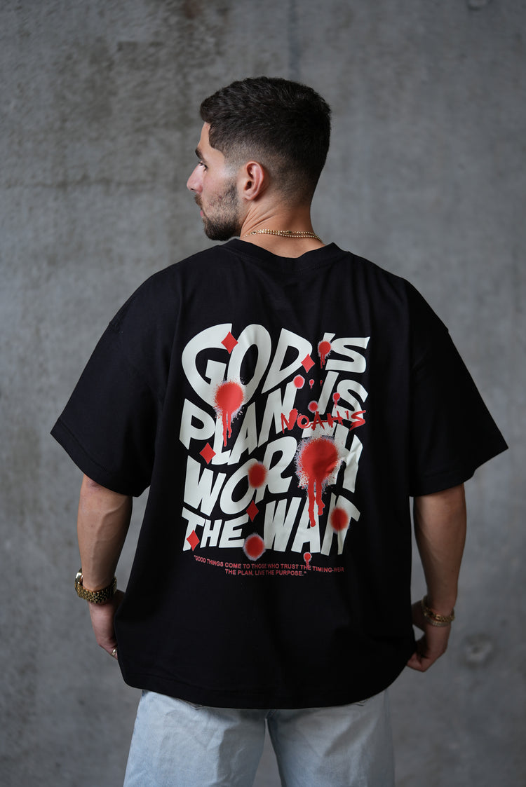 Mid-Oversized Divine Timing T-Shirt