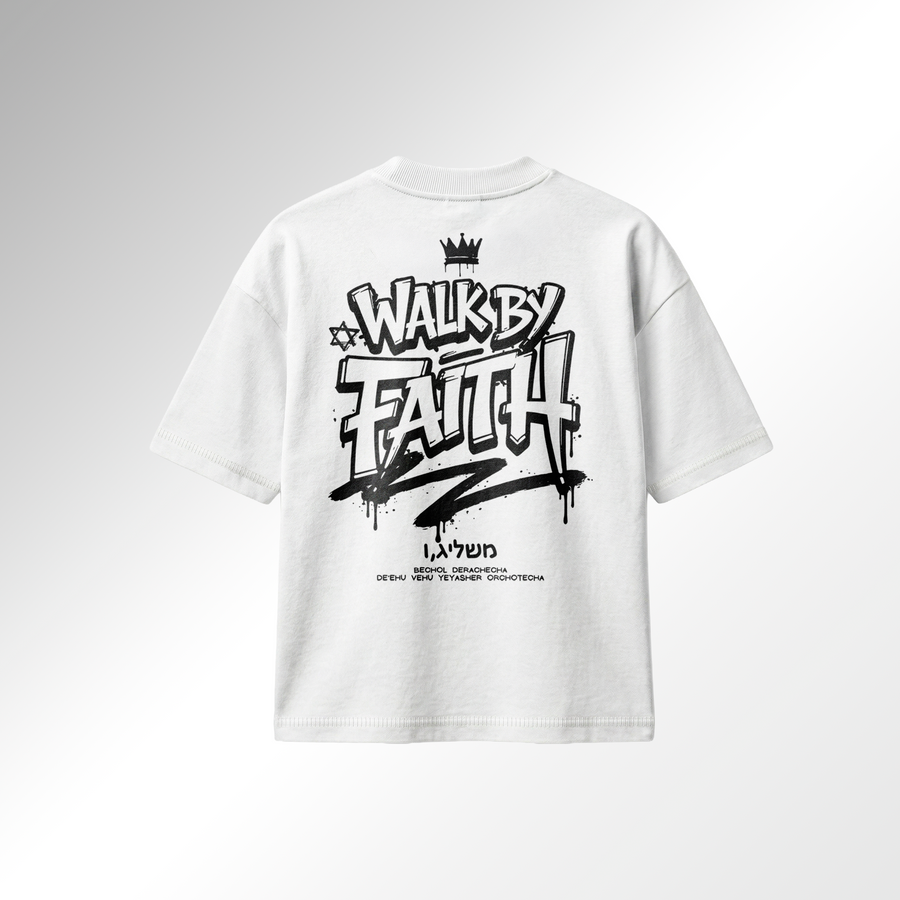 Mid-Oversized Walk by Faith T-Shirt